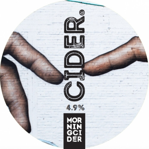 Morningcider Dry Cider Label