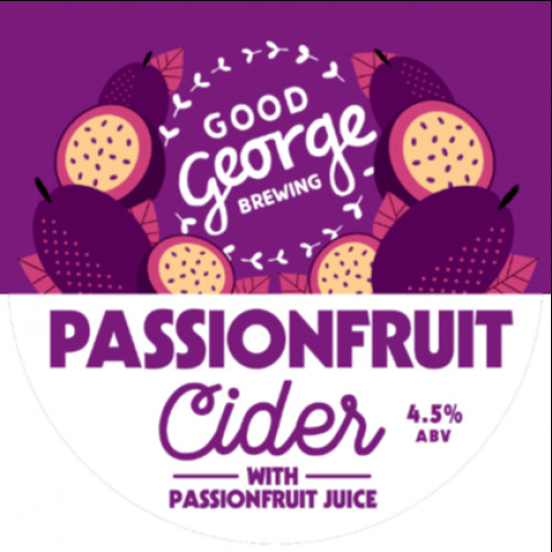 Passion Fruit Cider Label