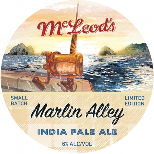 Marlin Alley IPA Label