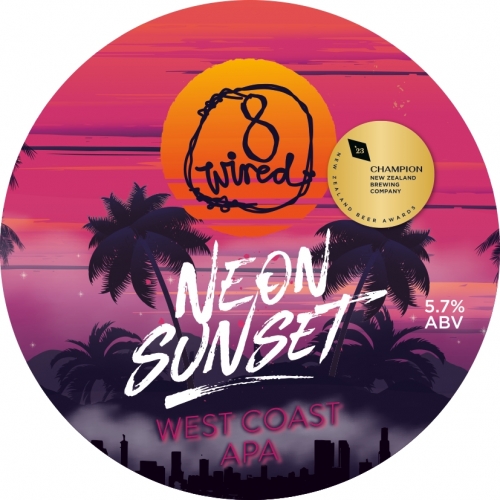 Neon Sunset Label