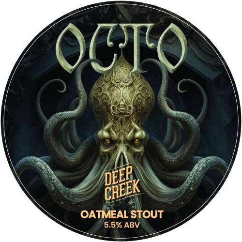 Octo - Oatmeal Stout Label