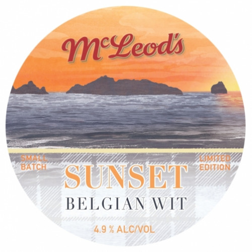Sunset Belgian Wit Label